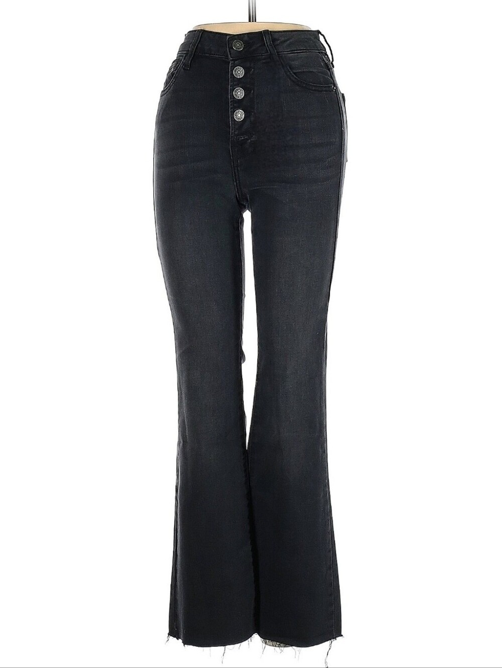 Women's High-Rise Button-Fly Jeans